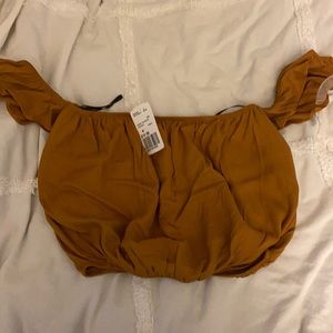 Forever 21 off the shoulder crop top